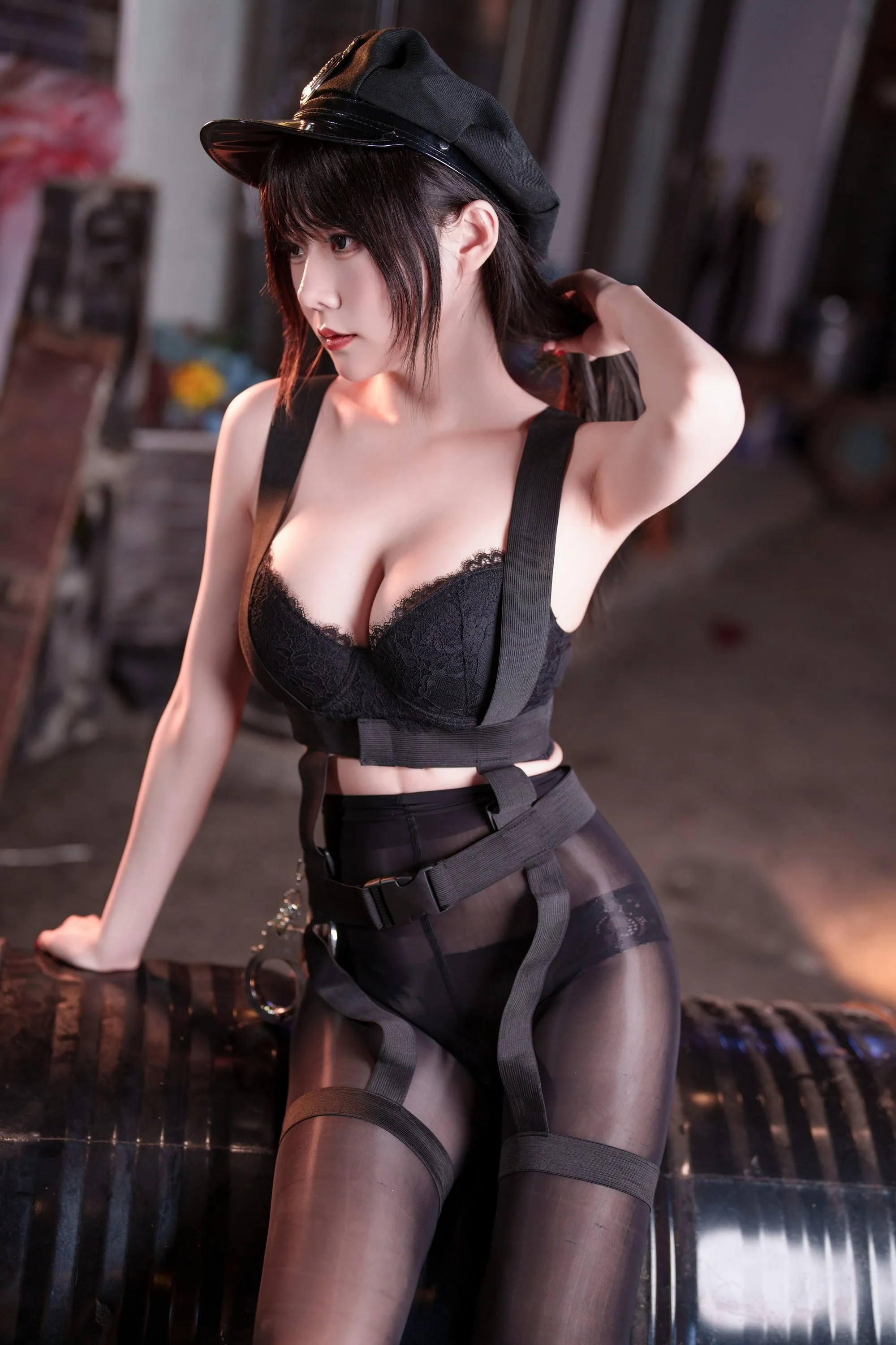 香草喵露露 – NO.59 十一月舰长 女警 [40P]插图7